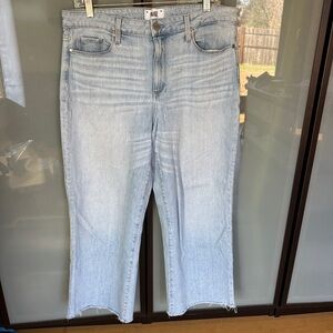 PAIGE Jean| Paige Nelli Raw Hem High Rise Women’s Jean, Size 31